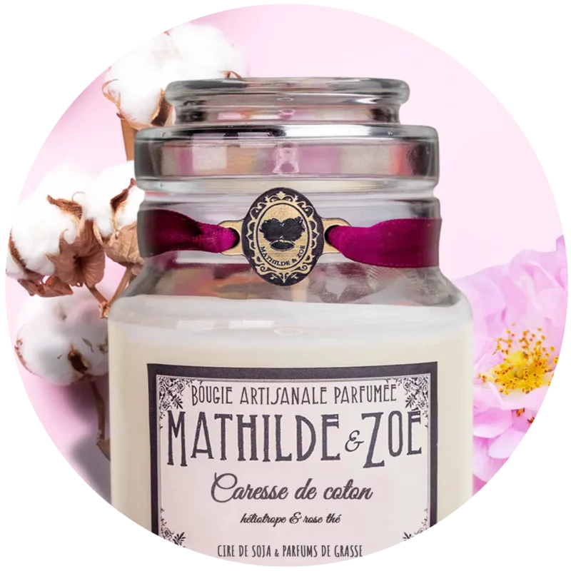Bougies artisanales parfumées - La maison de Mathilde et Zoé