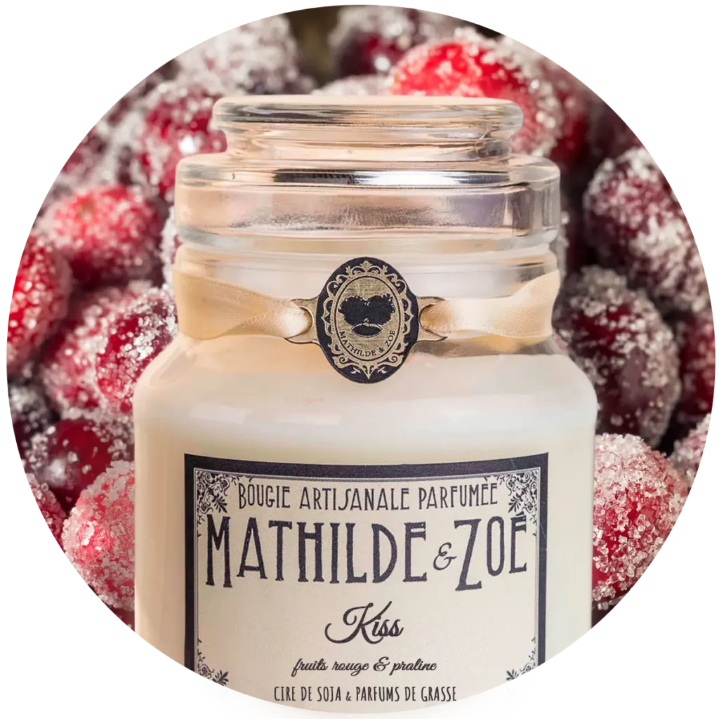 Bougie artisanale parfumée Praliné